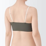 婦人　肌あたりがやさしいリブブラジャー