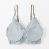 婦人　肌あたりがやさしいリブブラジャー