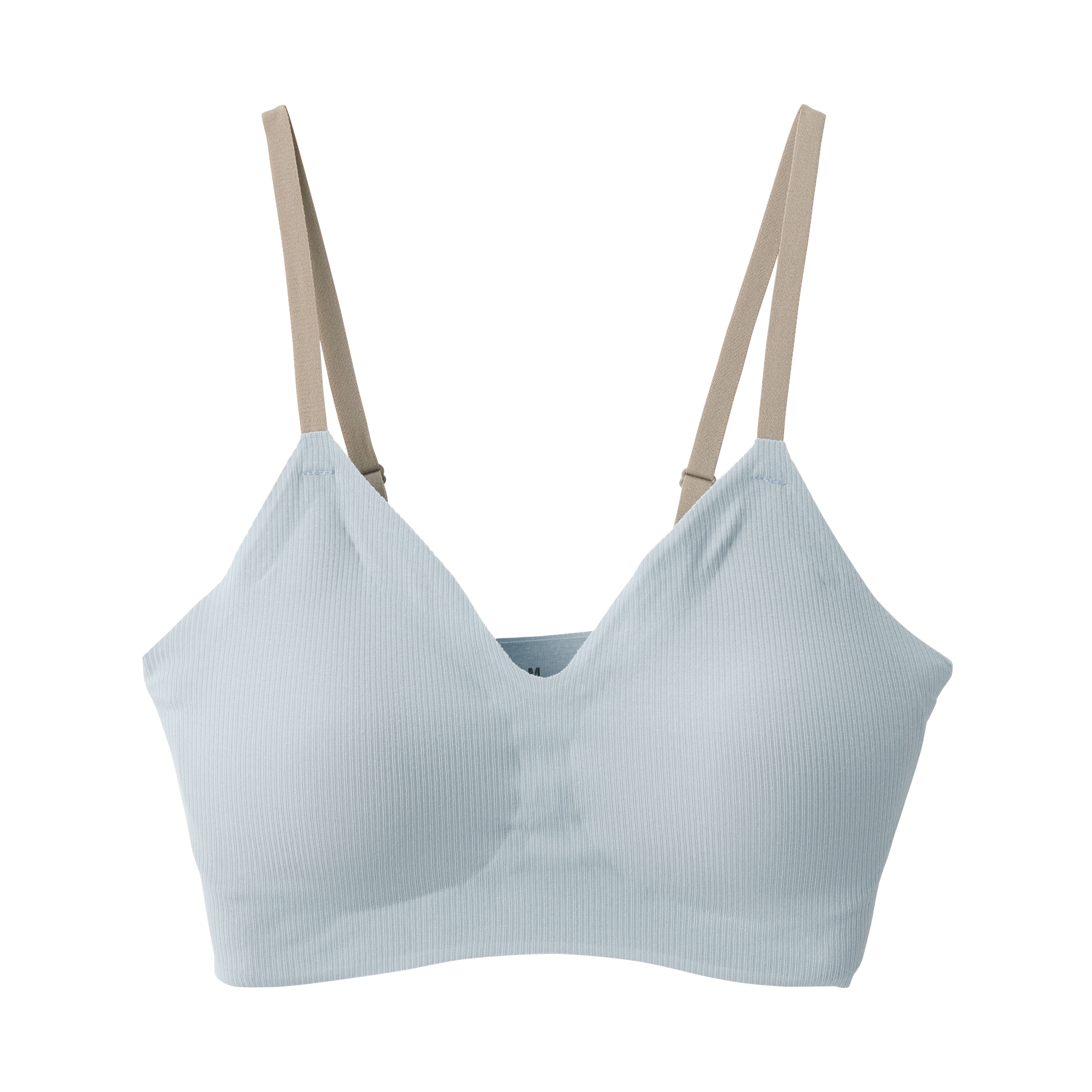 婦人　肌あたりがやさしいリブブラジャー