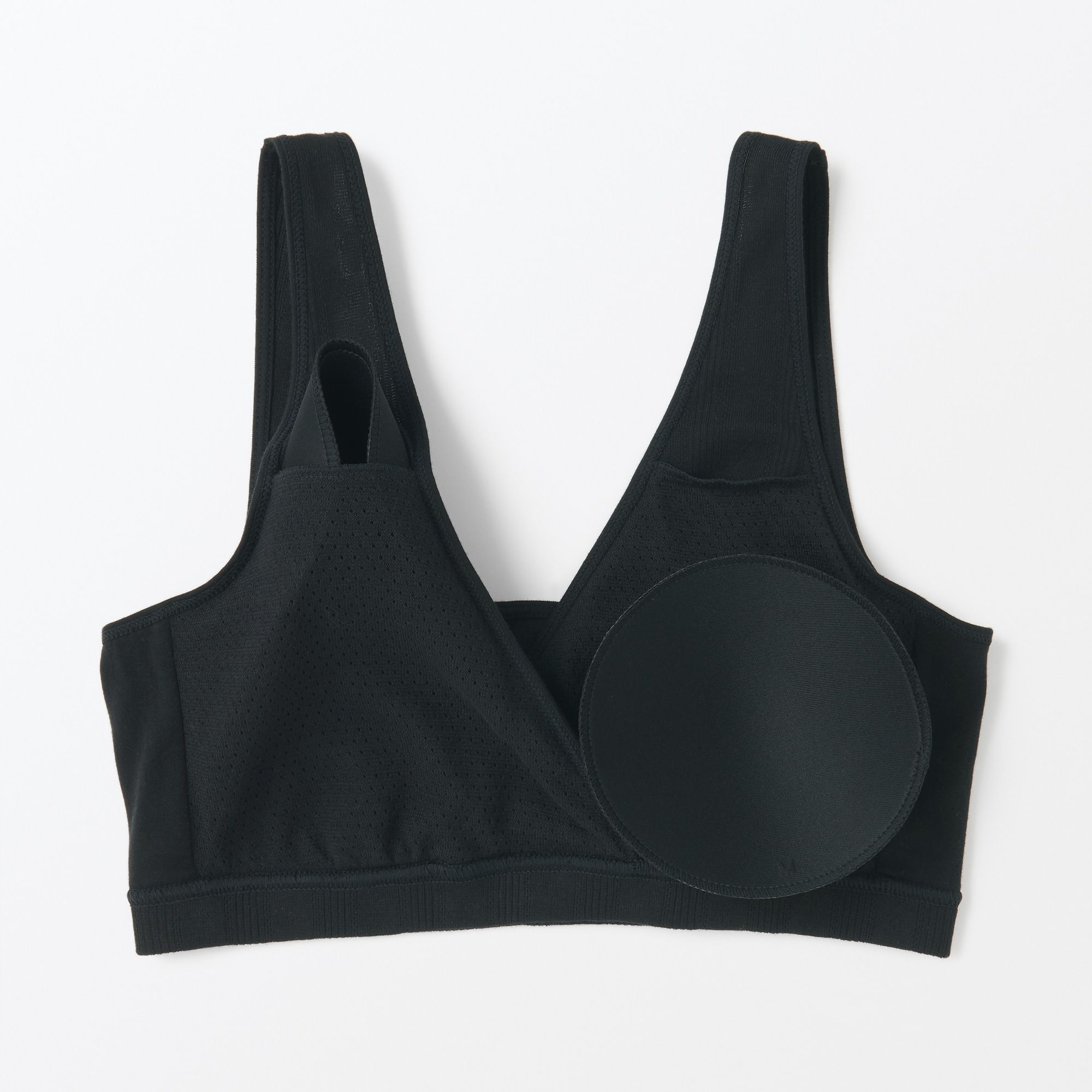 婦人　【マタニティ】シルク混パターンメッシュ授乳に便利なブラジャー