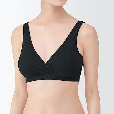 婦人　【マタニティ】シルク混パターンメッシュ授乳に便利なブラジャー