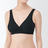 婦人　【マタニティ】シルク混パターンメッシュ授乳に便利なブラジャー