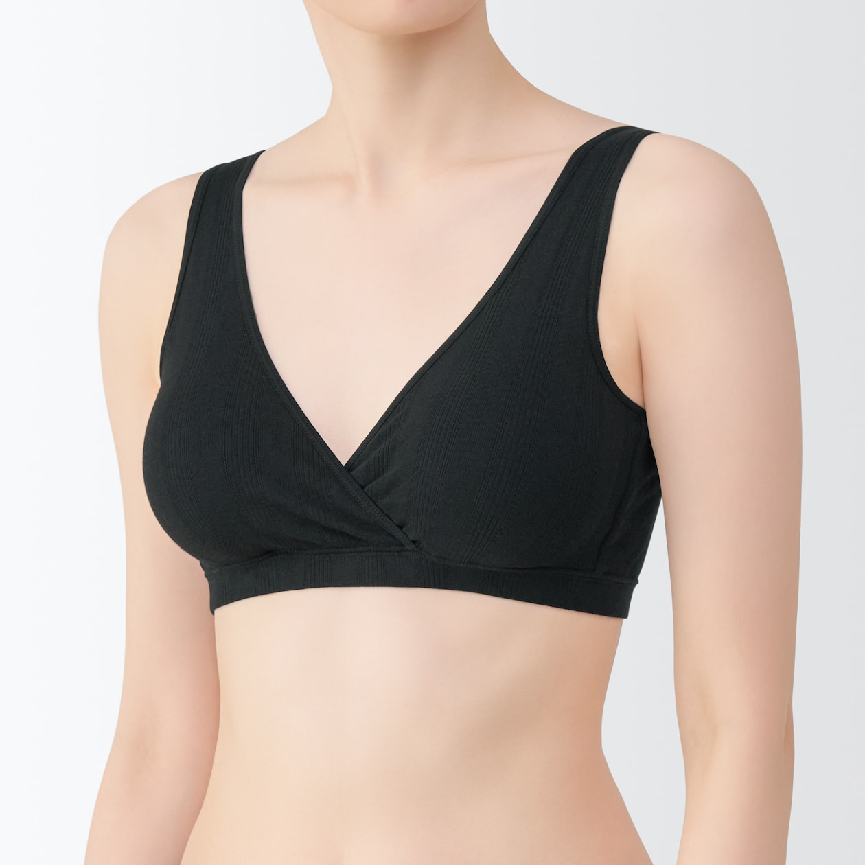 婦人　【マタニティ】シルク混パターンメッシュ授乳に便利なブラジャー