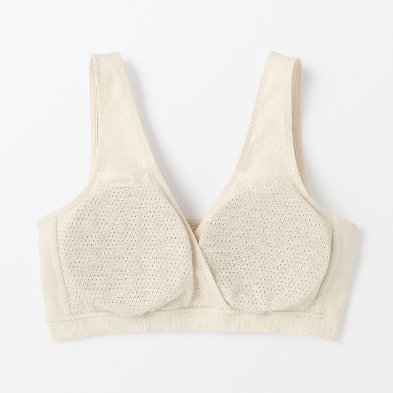 婦人　【マタニティ】シルク混パターンメッシュ授乳に便利なブラジャー