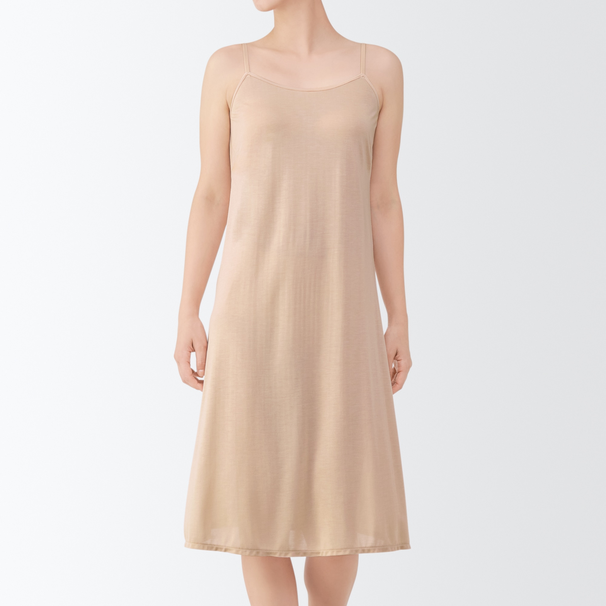 婦人　蒸れにくいスリップドレス