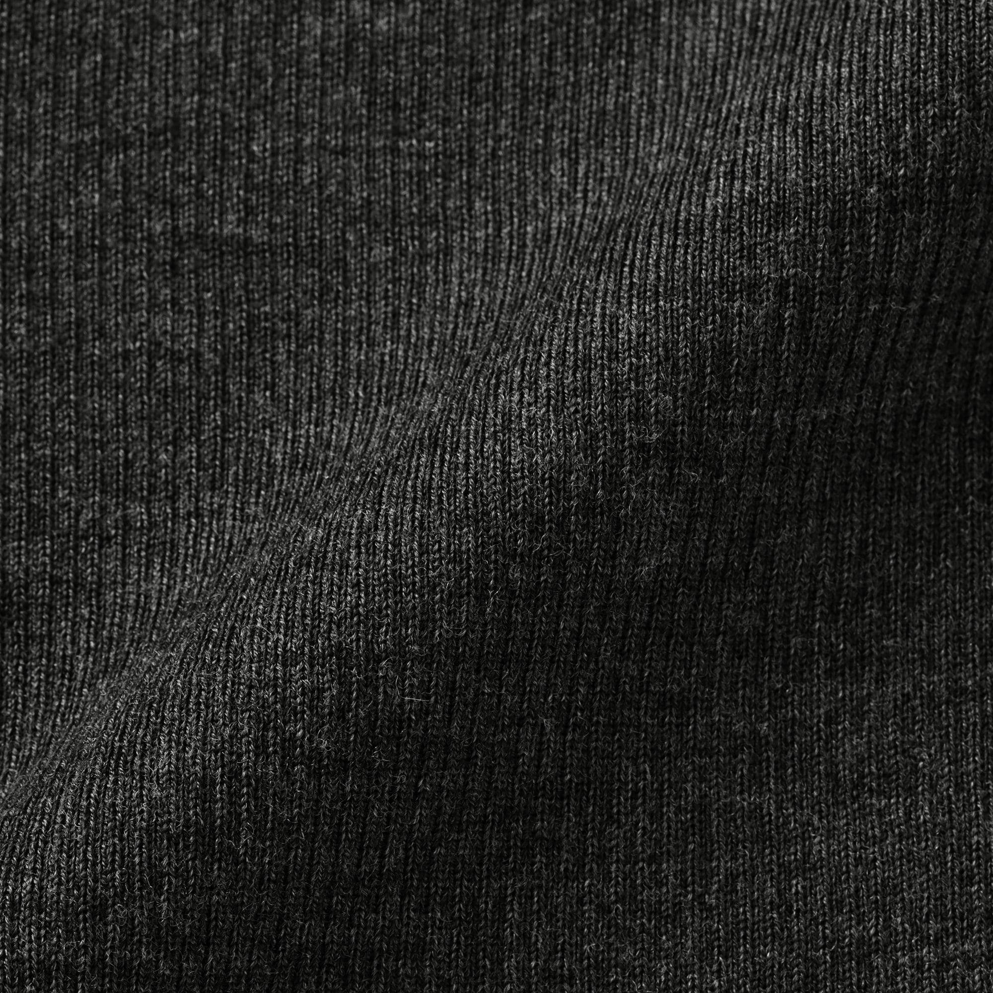 紳士　洗えるウールリブタートルネックセーター