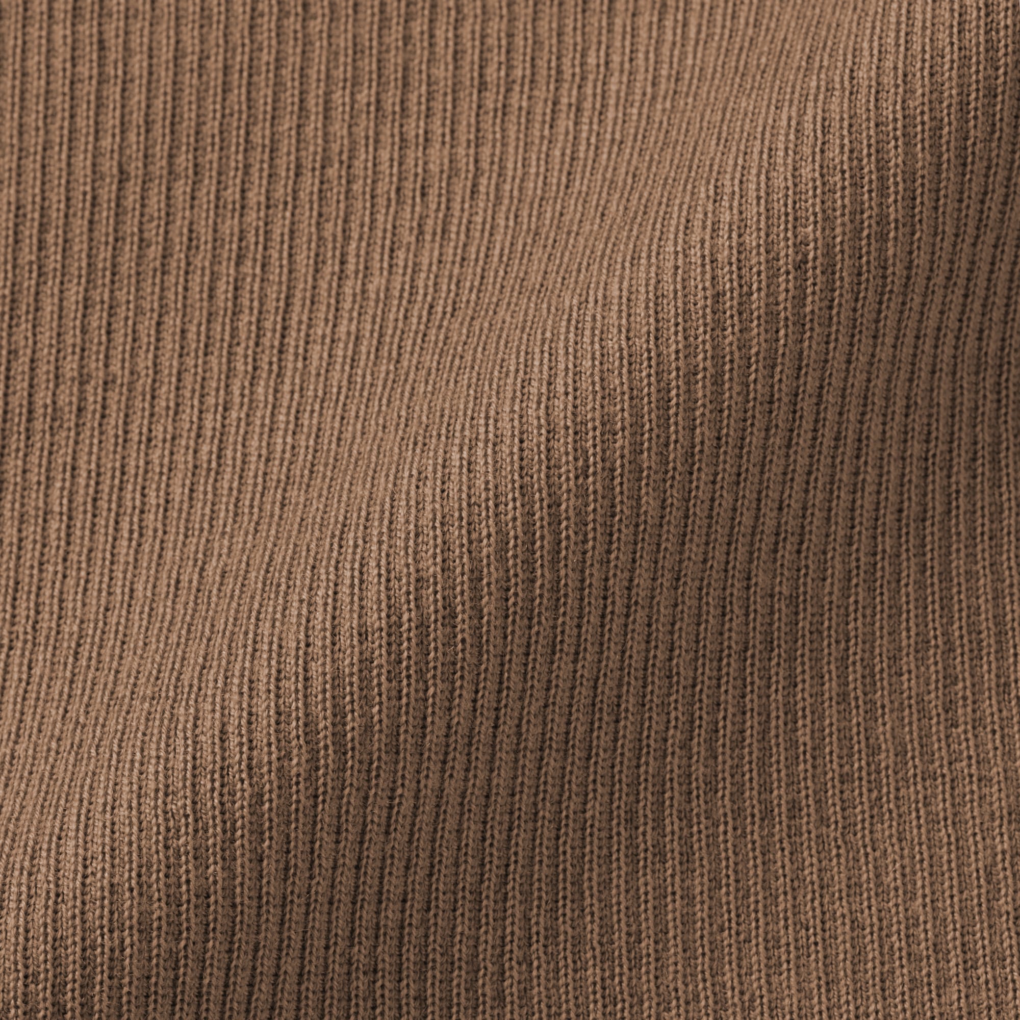 紳士　洗えるウールリブタートルネックセーター