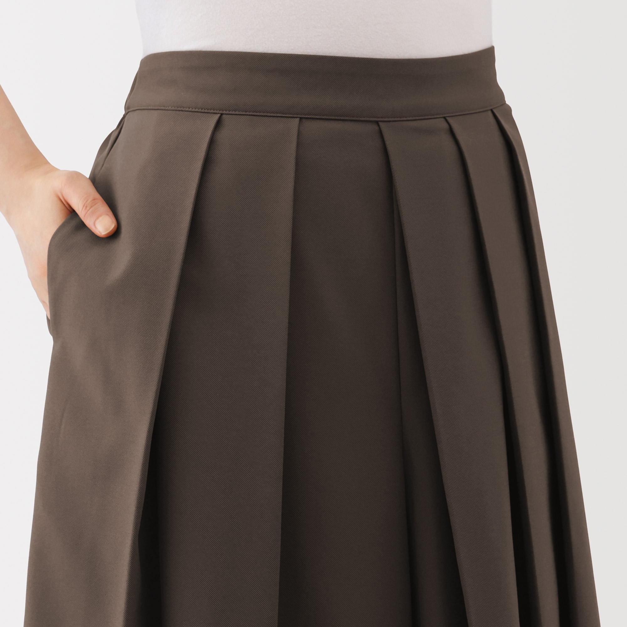 無印良品 袴パンツ ブラック/ベージュ 婦人 二重織りはかまパンツ | 無印良品