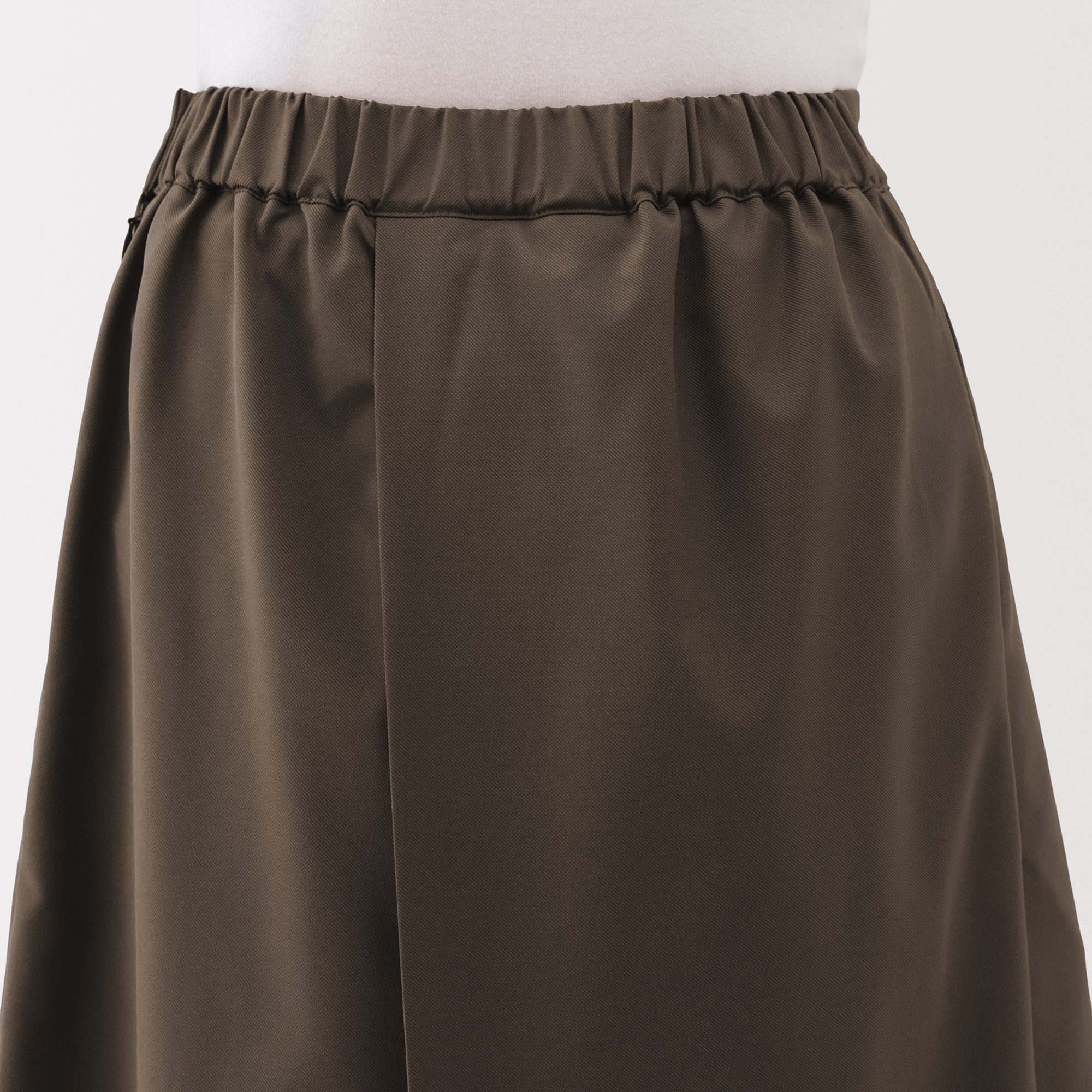 無印良品 袴パンツ ブラック/ベージュ 婦人 二重織りはかまパンツ | 無印良品