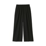 婦人　なめらか　リヨセル混イージーワイドパンツ