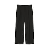 婦人　撥水ストレッチ　タックストレートパンツ