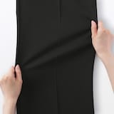 婦人　撥水ストレッチ　タックストレートパンツ