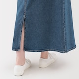 婦人　ストレッチデニム　Ａラインスカート