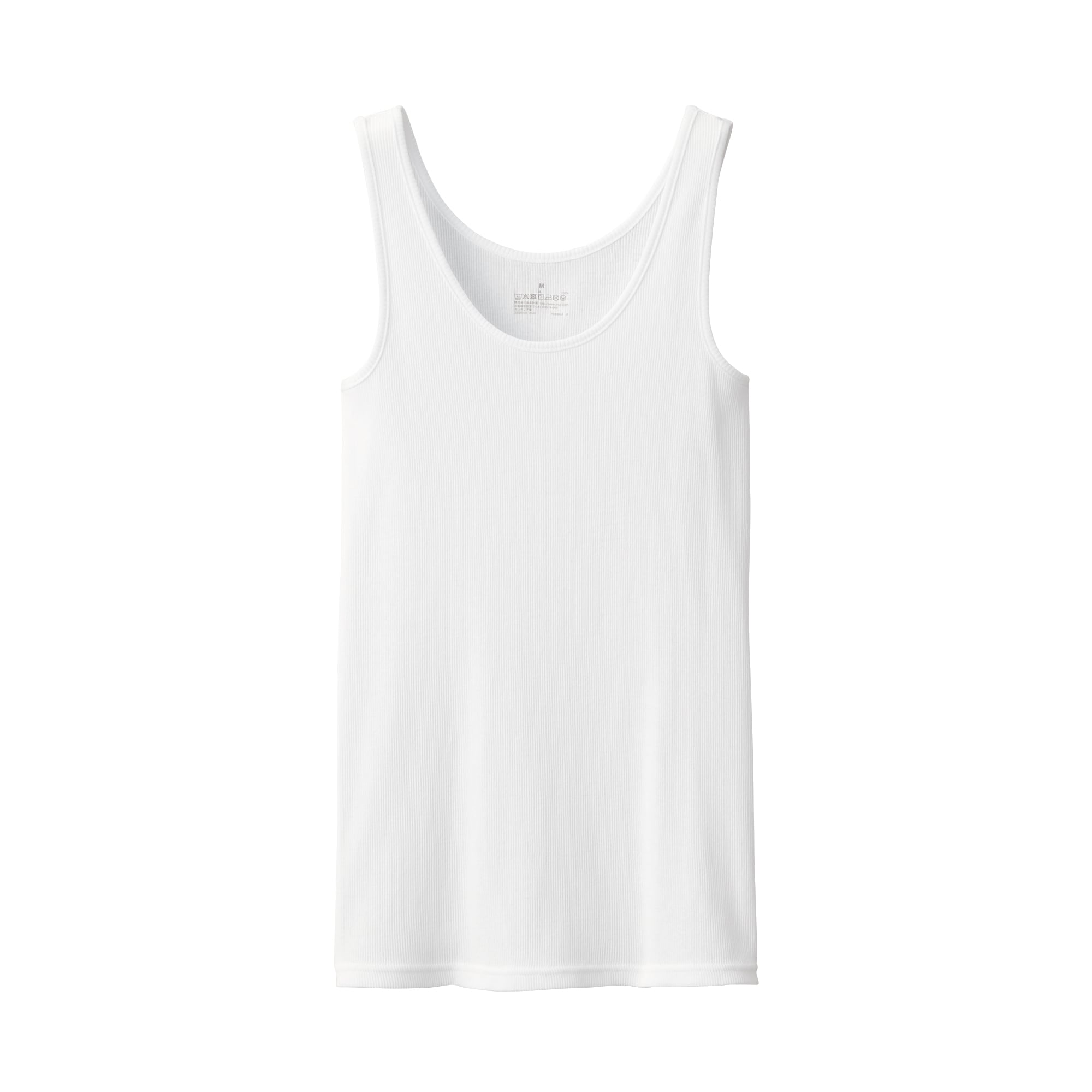 婦人 リブ編みタンクトップ | 無印良品