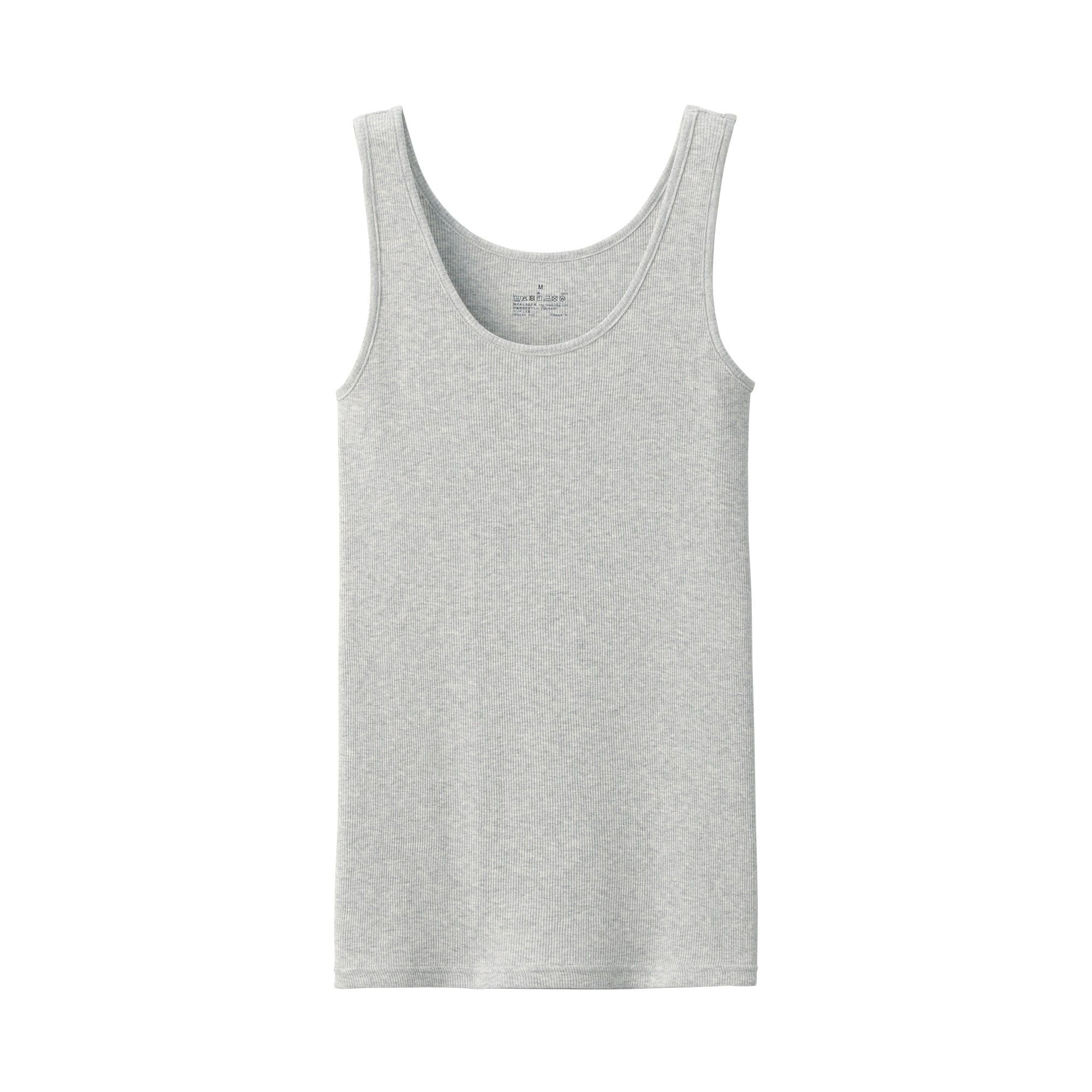 婦人　リブ編みタンクトップ