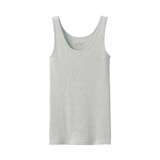 婦人　リブ編みタンクトップ