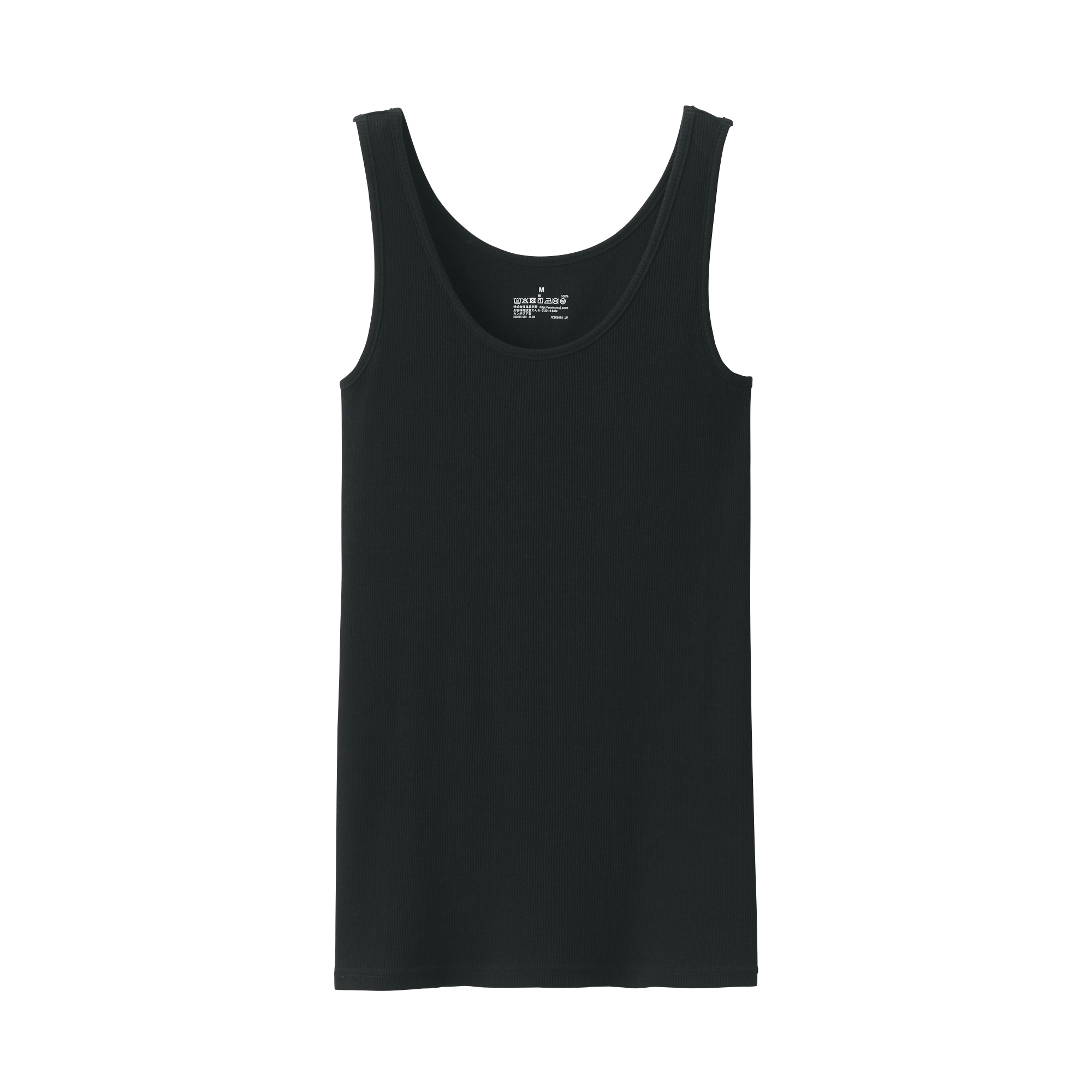 婦人 リブ編みタンクトップ | 無印良品