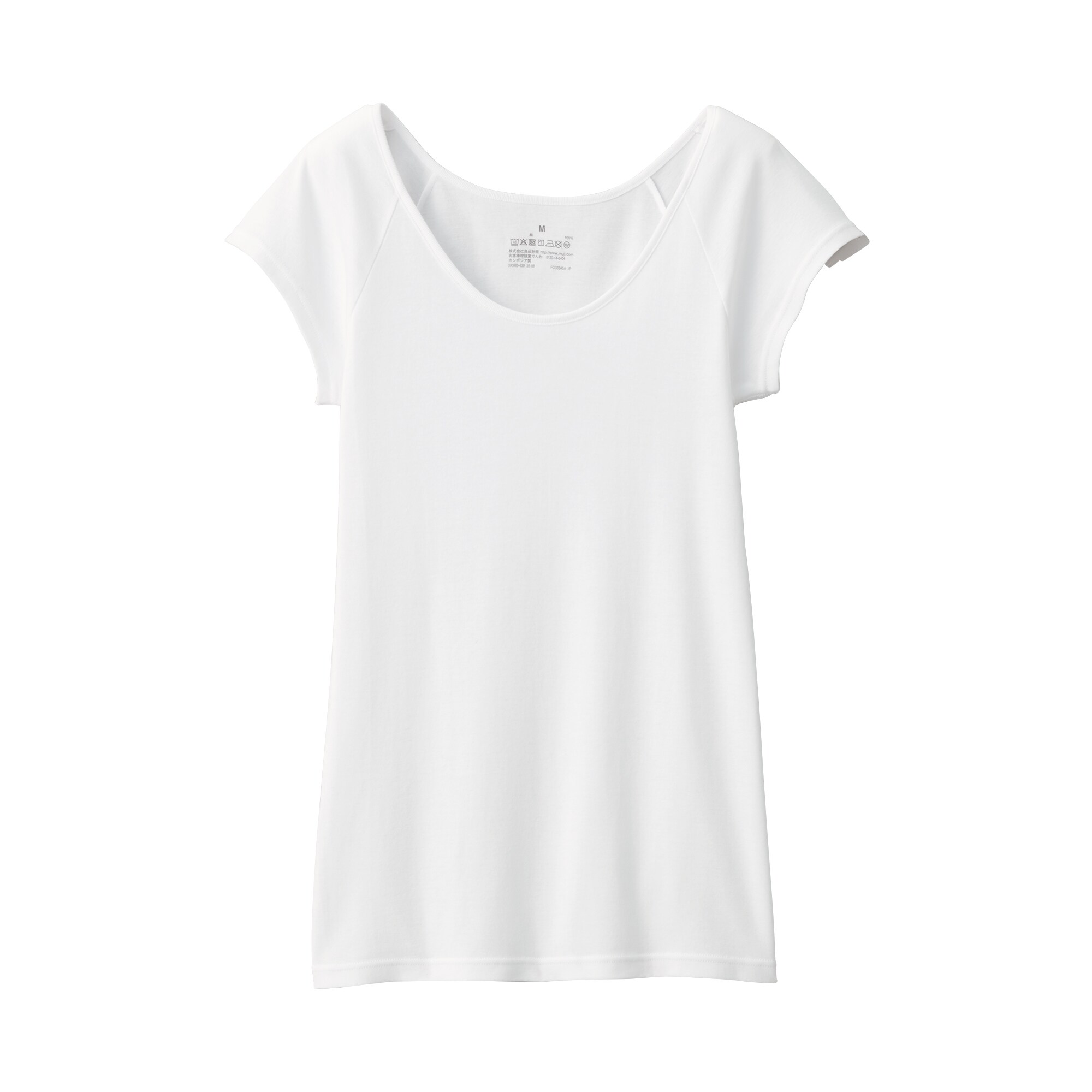 婦人 フライス編みフレンチスリーブTシャツ | 無印良品