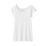 婦人　フライス編みフレンチスリーブＴシャツ