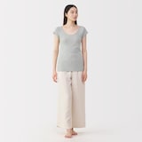 婦人　フライス編みフレンチスリーブＴシャツ