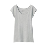 婦人　フライス編みフレンチスリーブＴシャツ