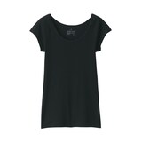 婦人　フライス編みフレンチスリーブＴシャツ