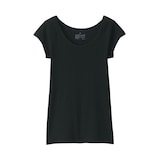 婦人　フライス編みフレンチスリーブＴシャツ