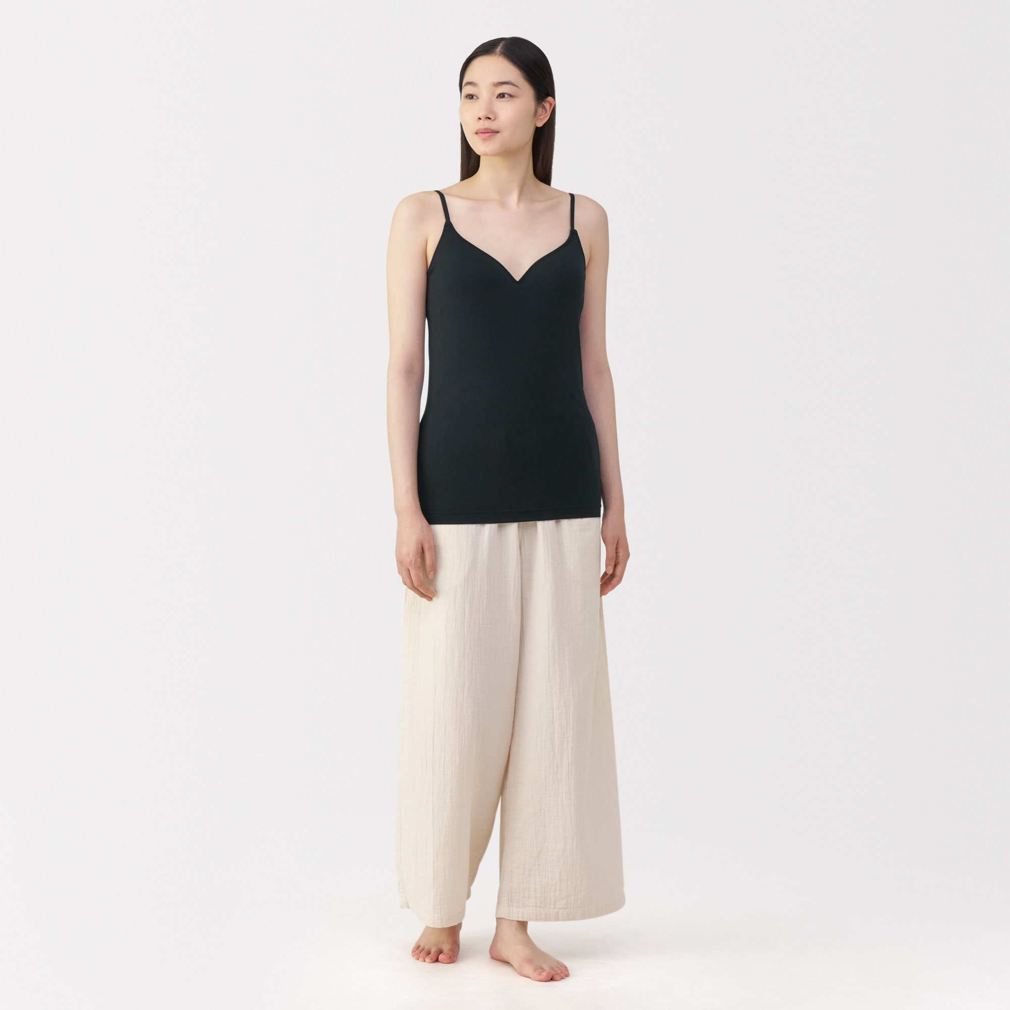 婦人　なめらかブラキャミソール