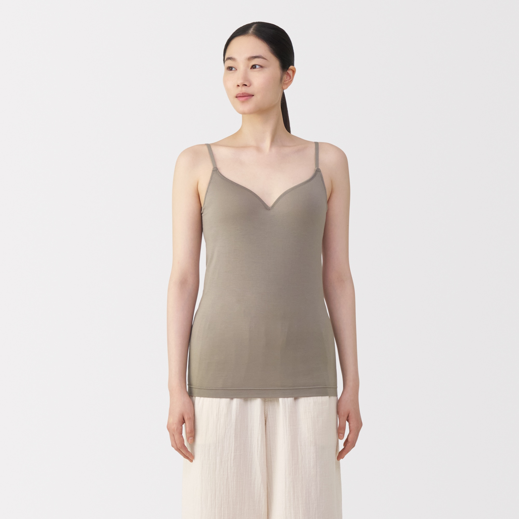 婦人　なめらかブラキャミソール