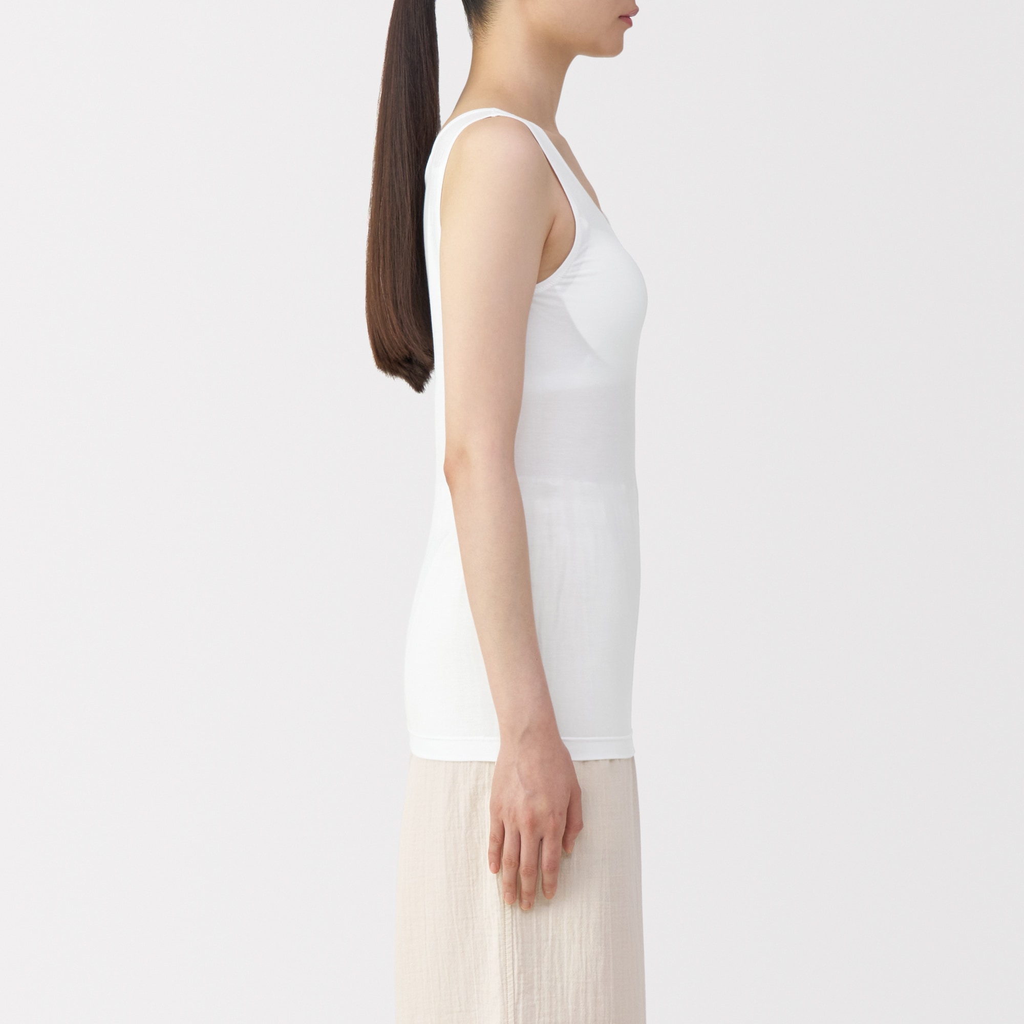 婦人 なめらかブラタンクトップ | 無印良品
