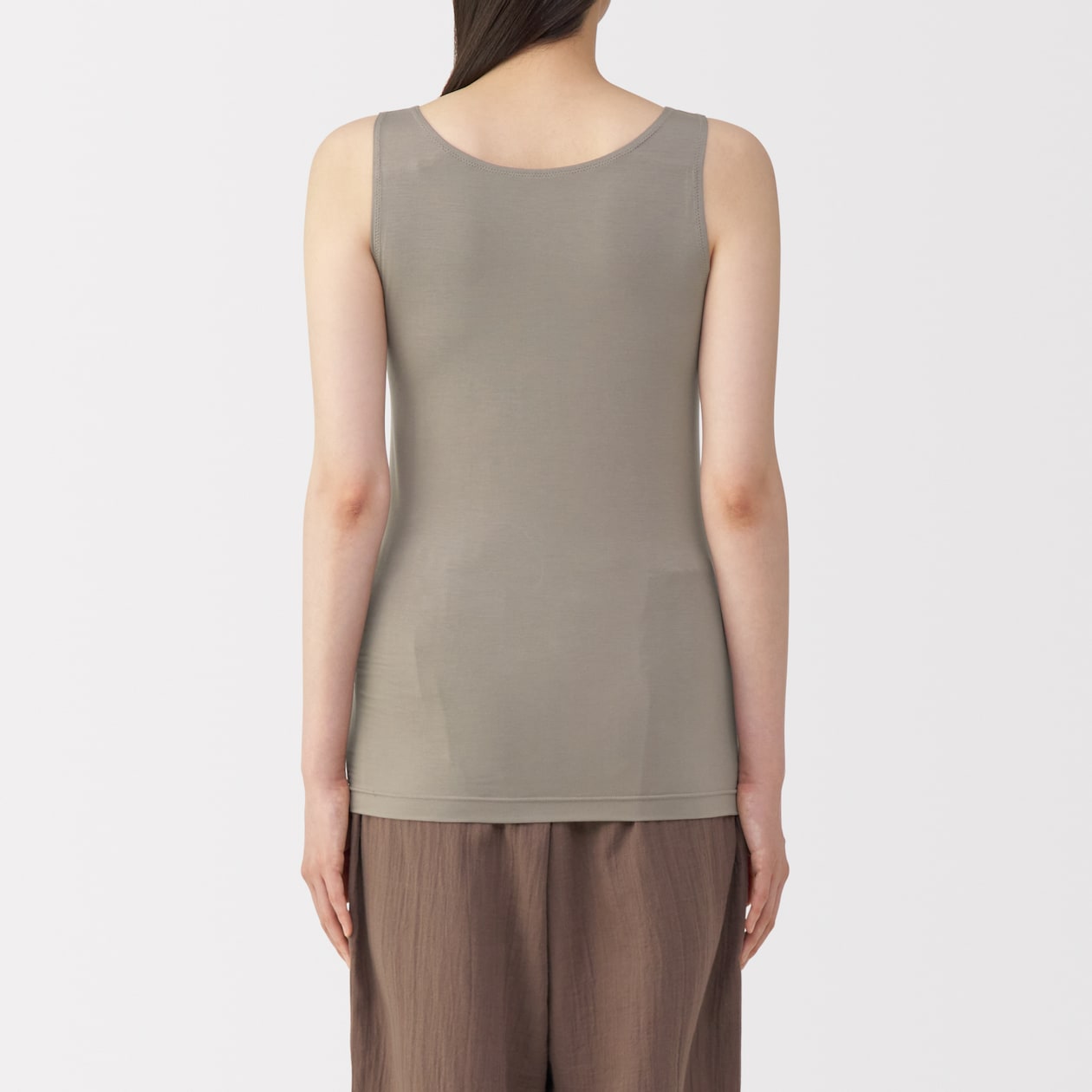 婦人　なめらかブラタンクトップ