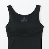 婦人　なめらかリブブラタンクトップ