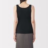 婦人　なめらかリブブラタンクトップ