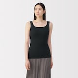 婦人　なめらかリブブラタンクトップ