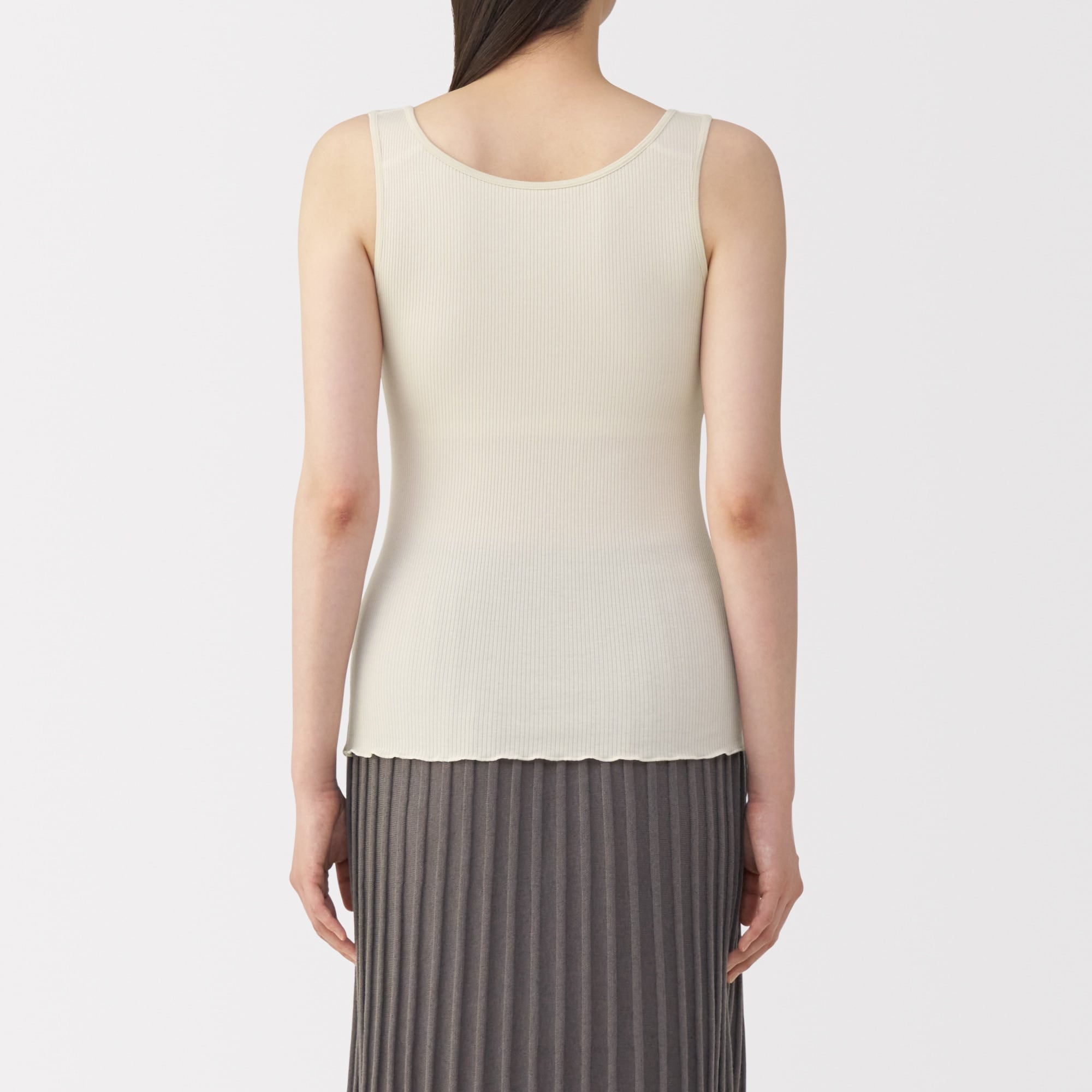 婦人 なめらかリブブラタンクトップ | 無印良品