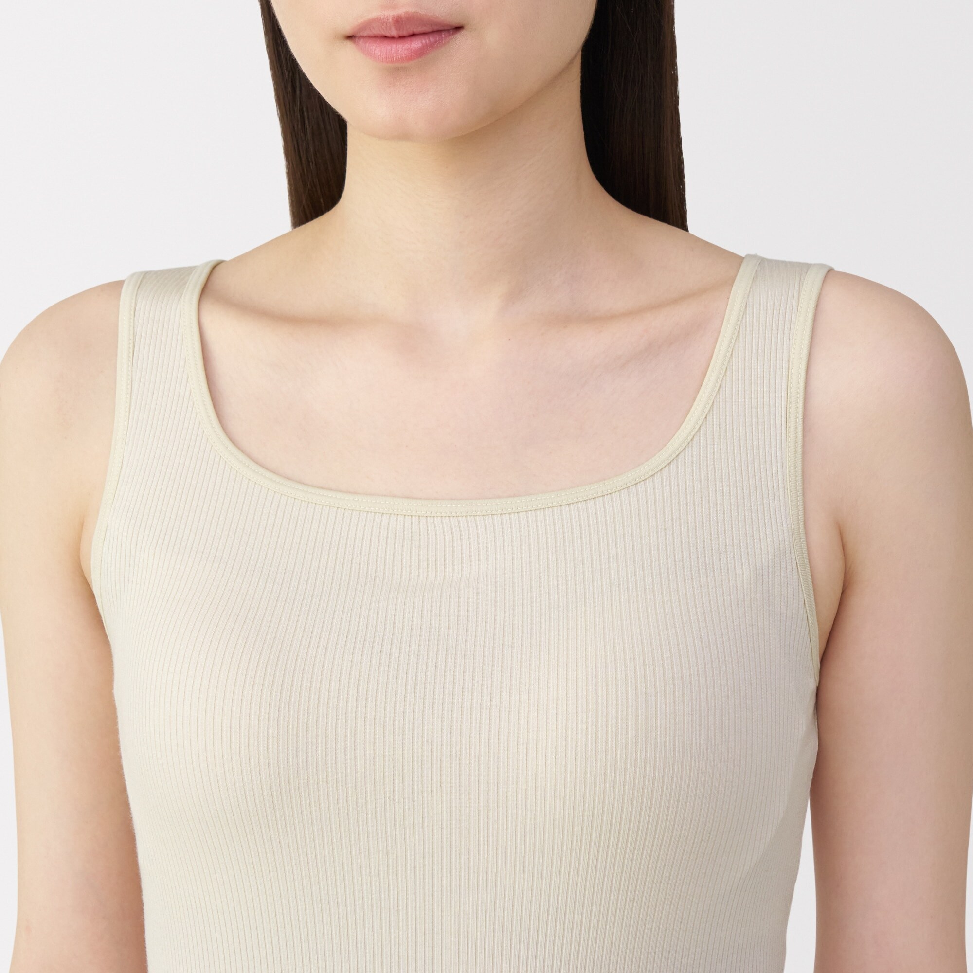 婦人 なめらかリブブラタンクトップ | 無印良品
