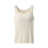 婦人　なめらかリブブラタンクトップ