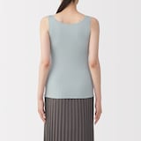 婦人　なめらかリブブラタンクトップ