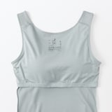 婦人　なめらかリブブラタンクトップ