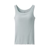 婦人　なめらかリブブラタンクトップ