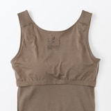 婦人　なめらかリブブラタンクトップ