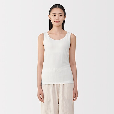 婦人　あったか綿ブラタンクトップ