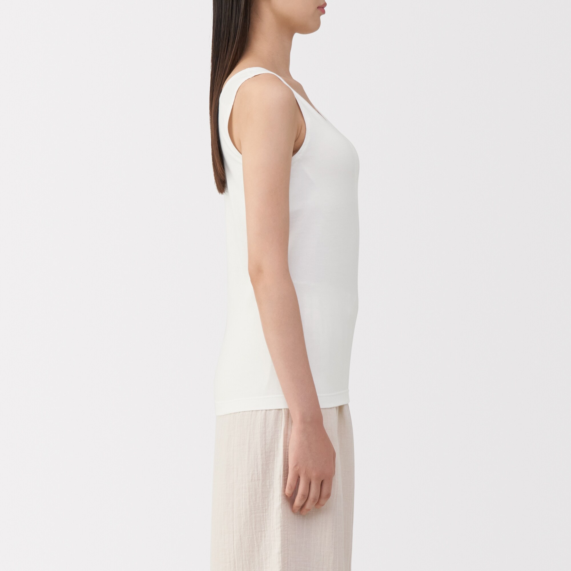 婦人　あったか綿ブラタンクトップ