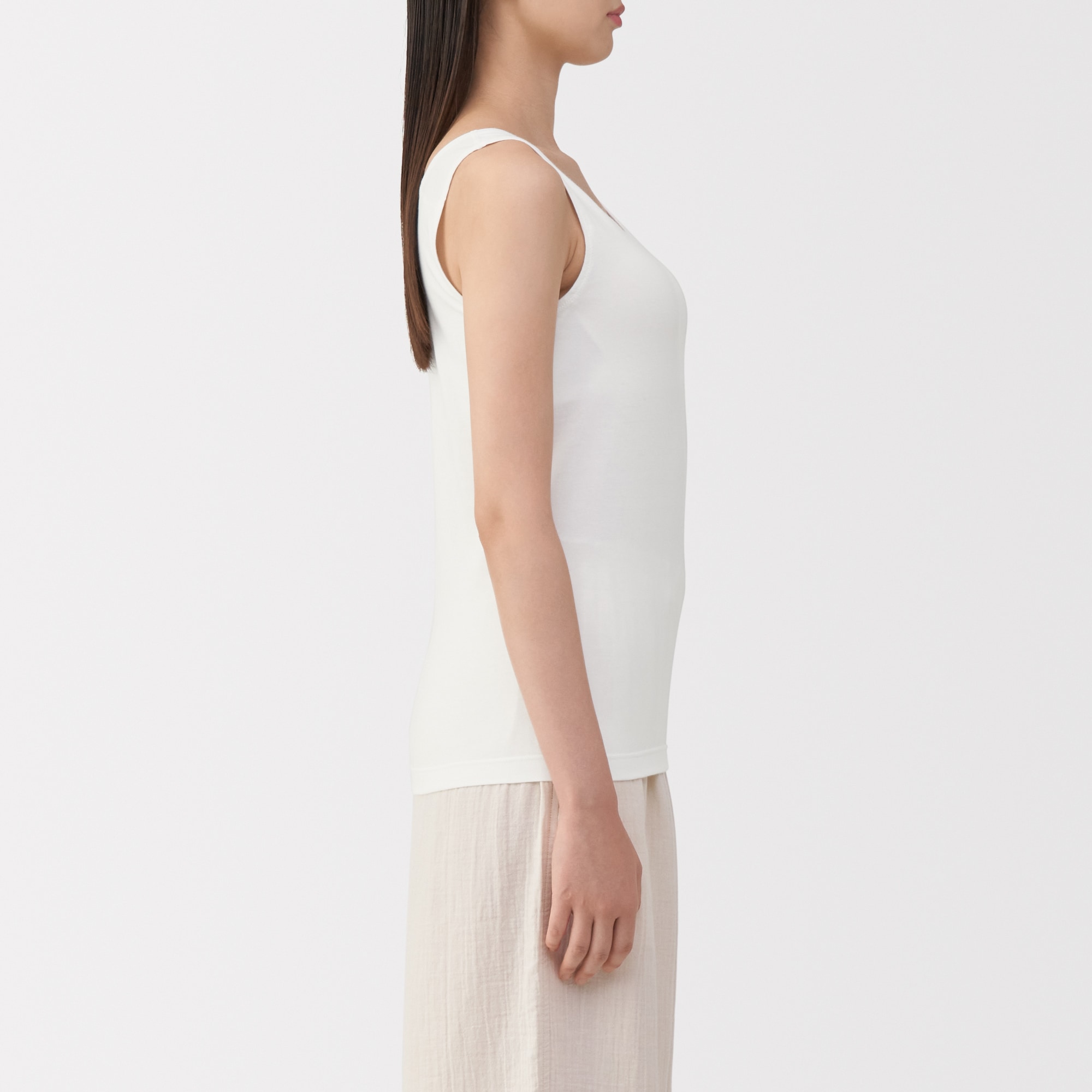 婦人　あったか綿ブラタンクトップ