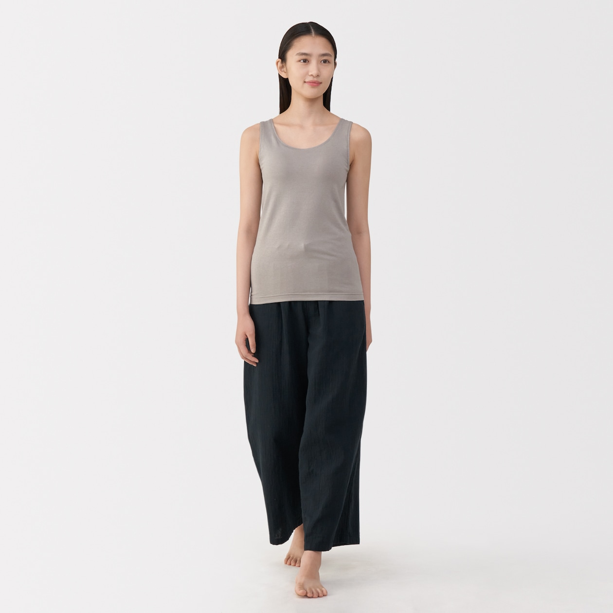 婦人　あったか綿ブラタンクトップ