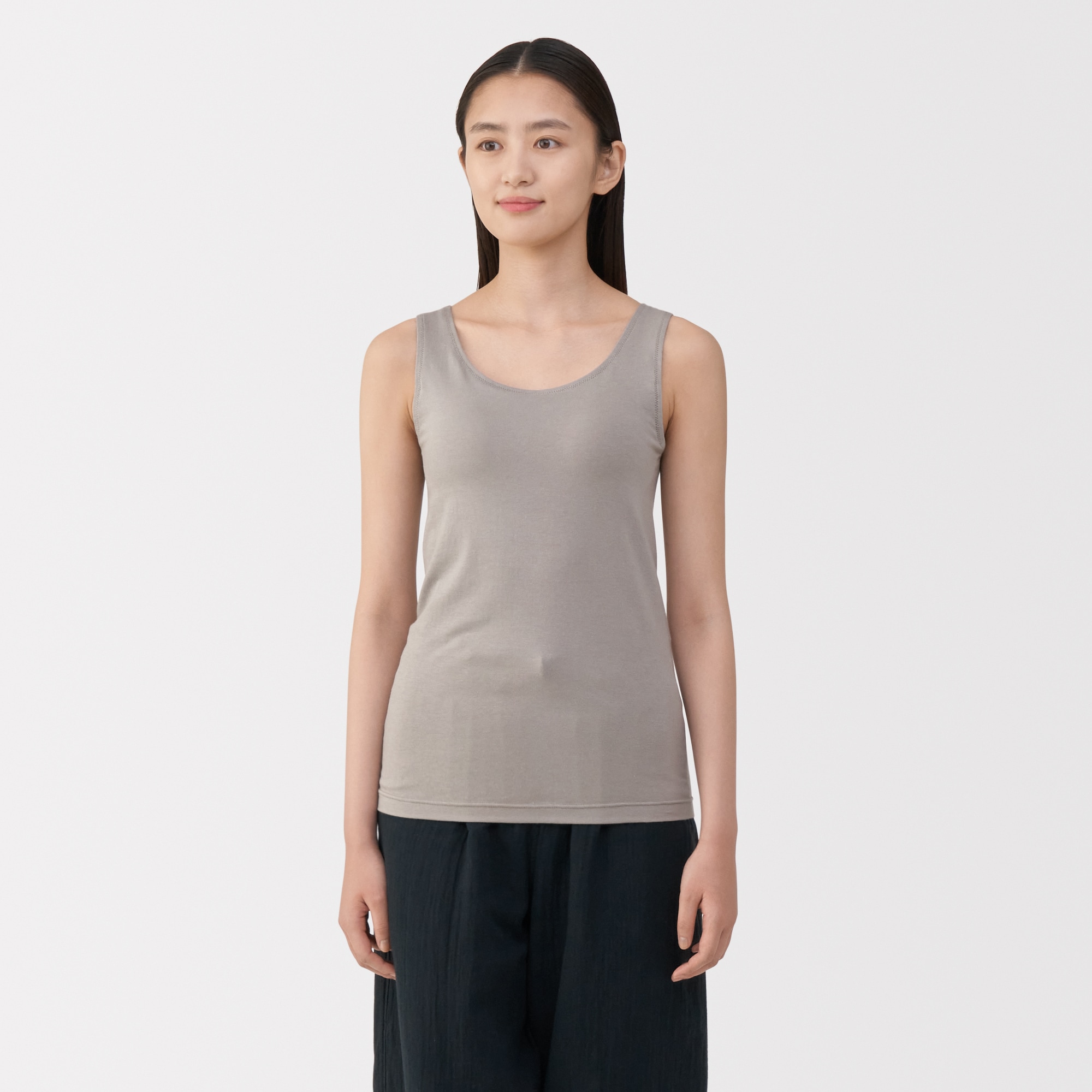 婦人 あったか綿ブラタンクトップ | 無印良品