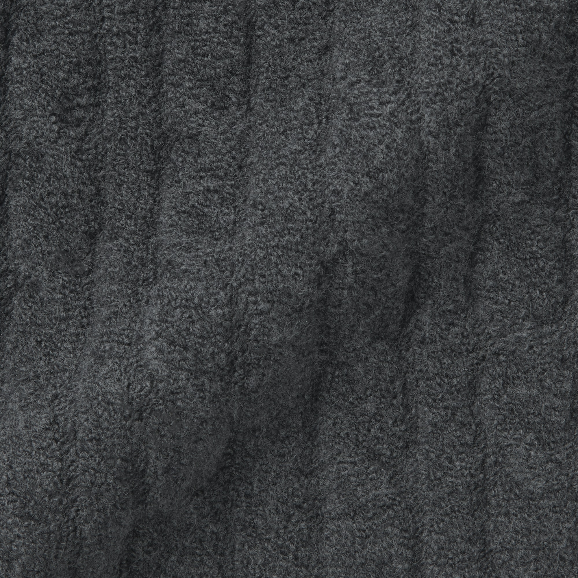 婦人　コットン混もこもこニットブラタンクトップ　ケーブル柄