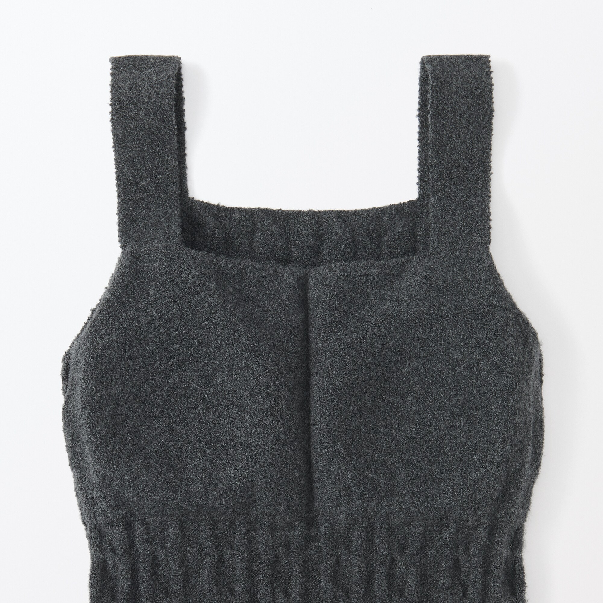 婦人 コットン混もこもこニットブラタンクトップ ケーブル柄 | 無印良品