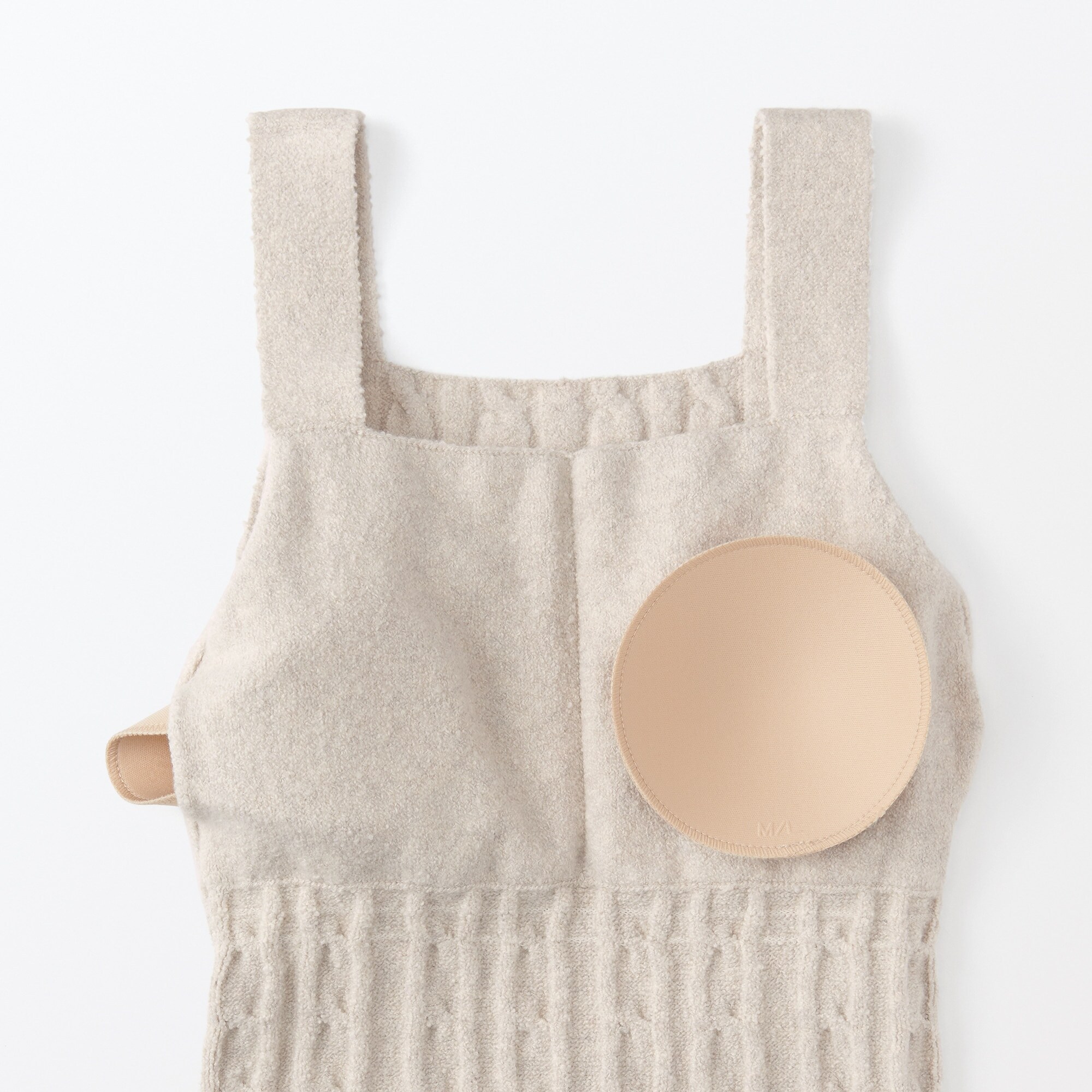 婦人 コットン混もこもこニットブラタンクトップ ケーブル柄 | 無印良品