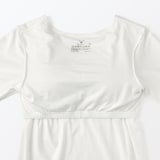 婦人　あったか綿ブラ長袖Ｔシャツ